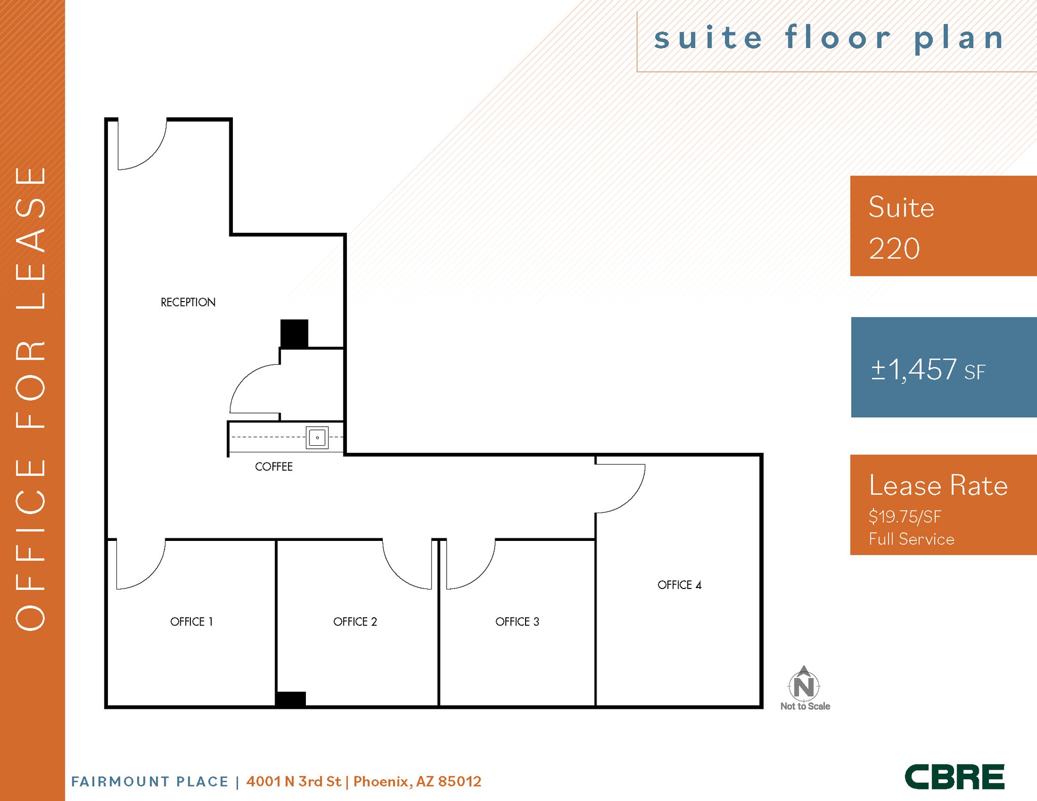 4001 N 3rd St, Phoenix, AZ to rent Floor Plan- Image 1 of 1