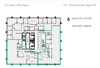 715 5 Av SW, Calgary, AB for rent Floor Plan- Image 1 of 1