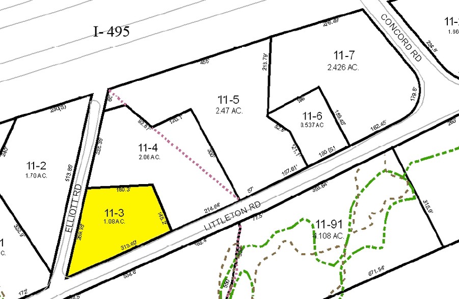 359 Littleton Rd, Westford, MA for rent - Plat Map - Image 2 of 13