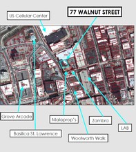 77 W Walnut St, Asheville, NC - aerial  map view - Image1