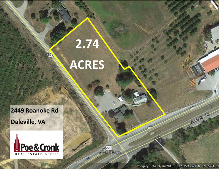 2449 Roanoke Rd, Daleville, VA for sale - Building Photo - Image 1 of 1