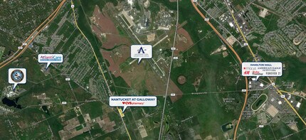 Route 30, Galloway Township, NJ - AERIAL map view