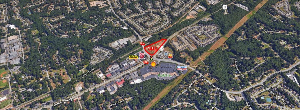 Buford Hwy, Duluth, GA for sale - Aerial - Image 1 of 1