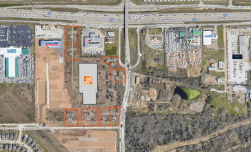 0 Cane Island Pky & Kingsland Blvd, Katy, TX - aerial  map view