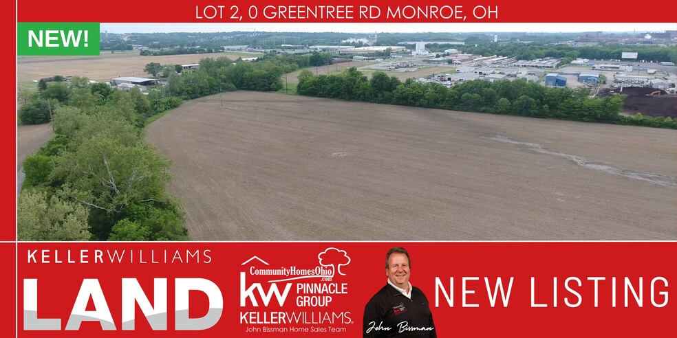 Lot 2 Greentree Road, Monroe, OH for sale - Aerial - Image 2 of 2