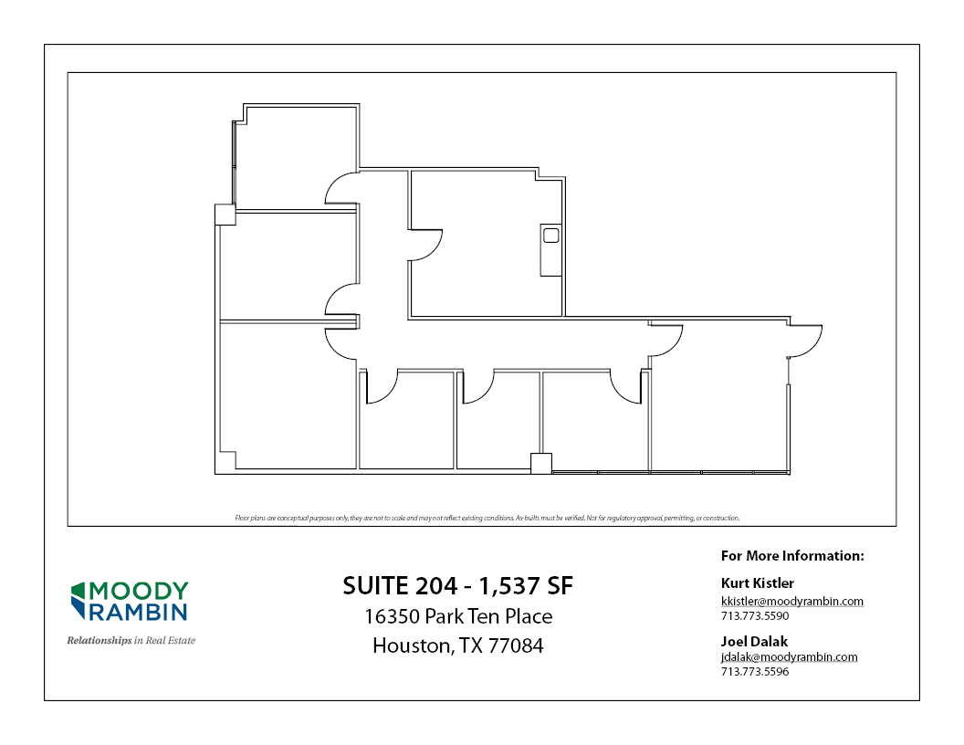 16350 Park Ten Place Dr, Houston, TX for rent Floor Plan- Image 1 of 1