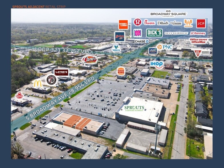 4007 S Broadway Ave, Tyler, TX to rent - Building Photo - Image 2 of 5