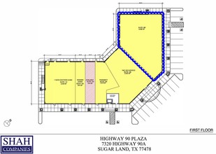 7320 Highway 90A, Sugar Land, TX for rent Floor Plan- Image 2 of 3