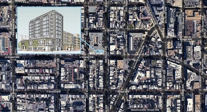 2002 11th St NW, Washington, DC - AERIAL map view