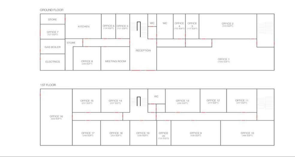 1 Antrim Rd, Lisburn for rent - Floor Plan - Image 2 of 2