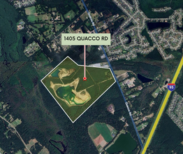 1405 Quacco Rd, Pooler, GA for sale Aerial- Image 1 of 2