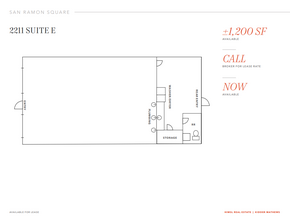 2205-2217 San Ramon Valley Blvd, San Ramon, CA for rent Floor Plan- Image 2 of 2