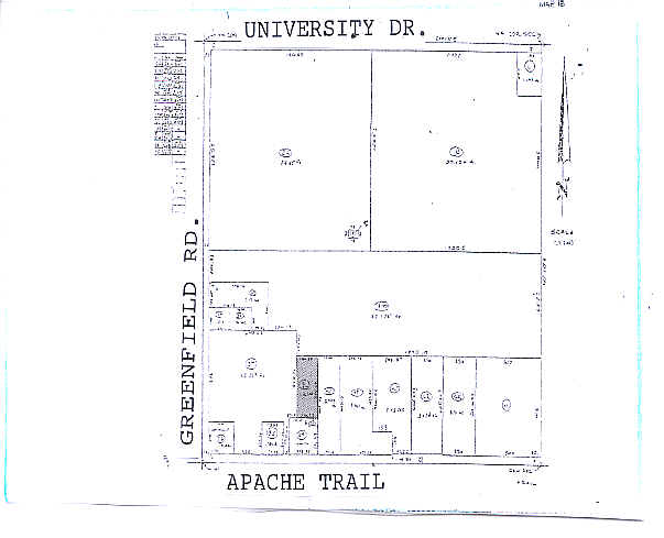 4448 E Main St, Mesa, AZ for sale - Plat Map - Image 1 of 1