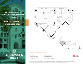 95 Merrick Way, Coral Gables, FL for rent Site Plan- Image 2 of 5