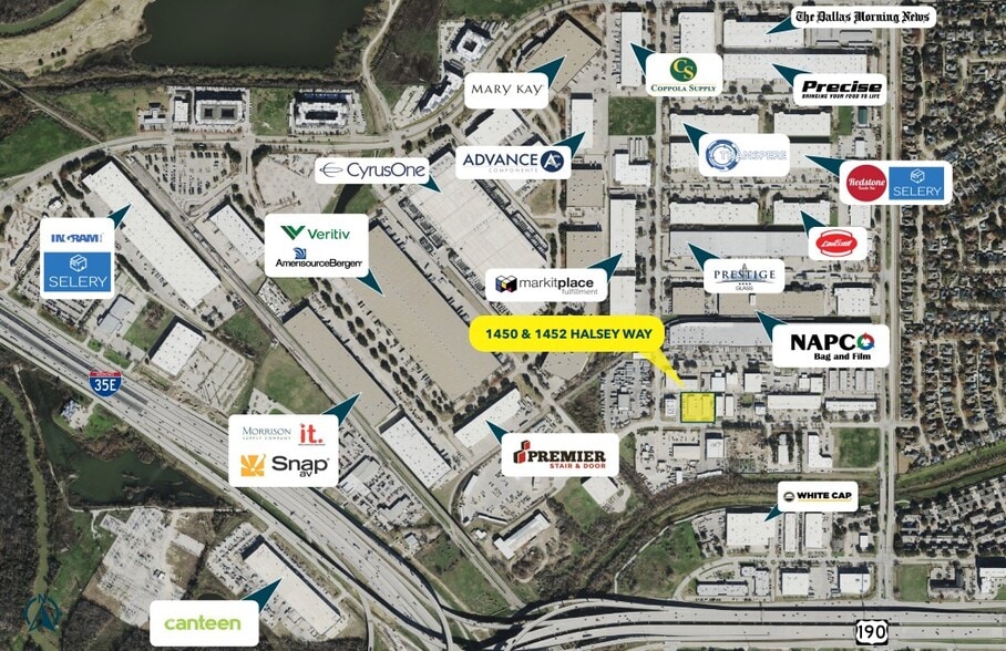 1450 & 1452 Halsey Way portfolio of 2 properties for sale on LoopNet.co.uk - Aerial - Image 3 of 3