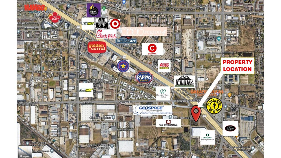 0 Northwest Freeway, Houston, TX for sale - Site Plan - Image 2 of 6