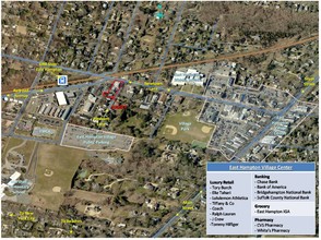 105-107 Newtown Ln, East Hampton, NY - aerial  map view - Image1