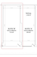 1012-1032 S Presa St, San Antonio, TX for rent Site Plan- Image 1 of 1