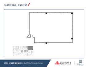 5251 Westheimer Rd, Houston, TX for rent Floor Plan- Image 1 of 1