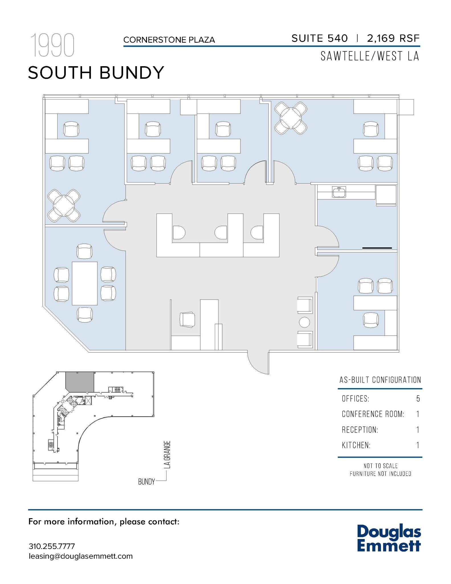 1990 S Bundy Dr, Los Angeles, CA to rent Floor Plan- Image 1 of 1
