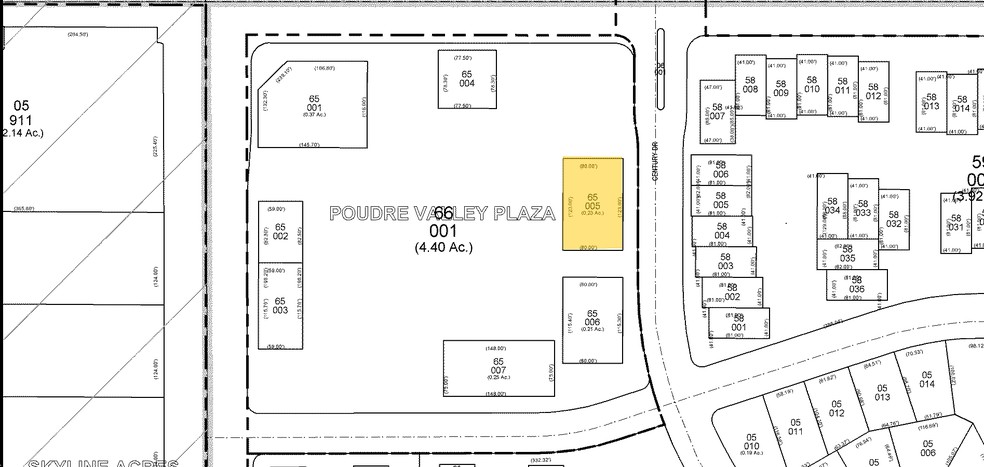 1015 W Horsetooth Rd, Fort Collins, CO for rent - Plat Map - Image 2 of 28