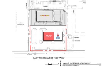 10409 NW Hwy, Dallas, TX for rent Site Plan- Image 2 of 2