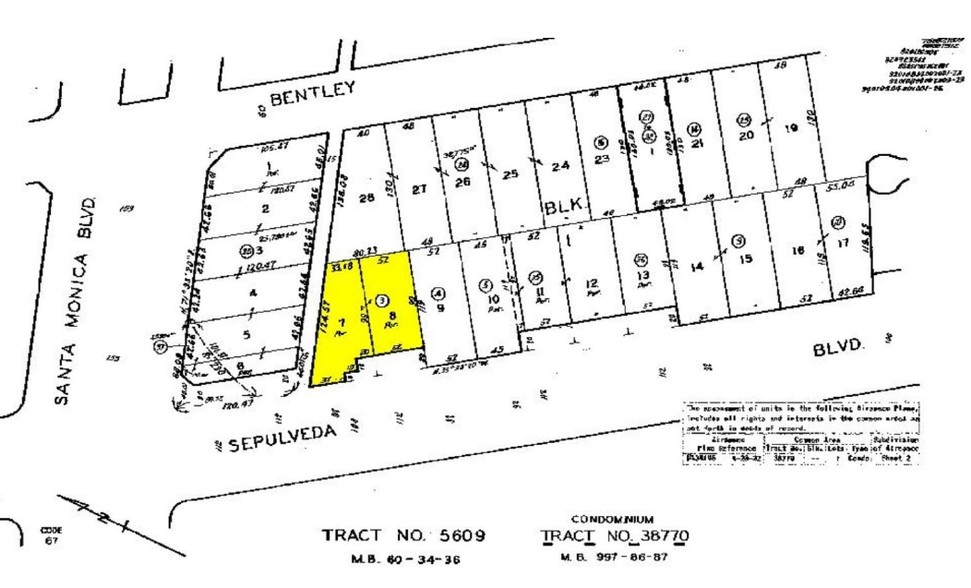 1716 S Sepulveda Blvd, Los Angeles, CA for rent - Plat Map - Image 2 of 14