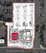 Drive Thru Pad 29540 Ranch California Rd, Temecula, CA for rent Site Plan- Image 1 of 1