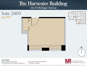 180 N Michigan Ave, Chicago, IL to rent Floor Plan- Image 1 of 3