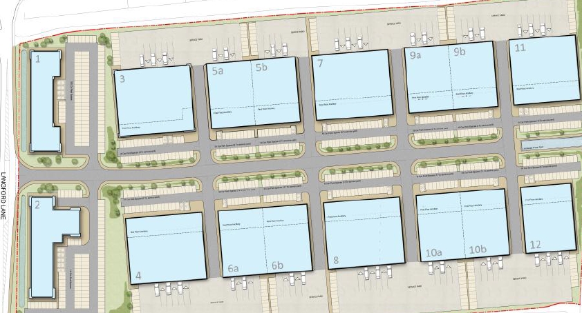 Langford Ln, Kidlington for rent - Site Plan - Image 2 of 2