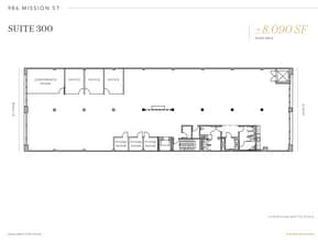 986 Mission St, San Francisco, CA for rent Floor Plan- Image 1 of 1