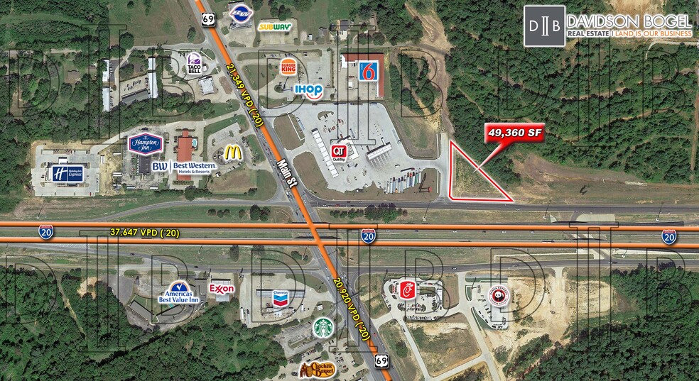 NEQ I-20 & NE Hwy. 69, Lindale, TX for sale - Building Photo - Image 1 of 2