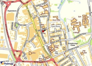Finkin St, Grantham to rent Map- Image 2 of 2