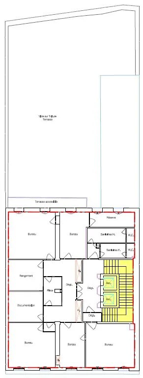 Office in Marseille to rent Floor Plan- Image 1 of 1