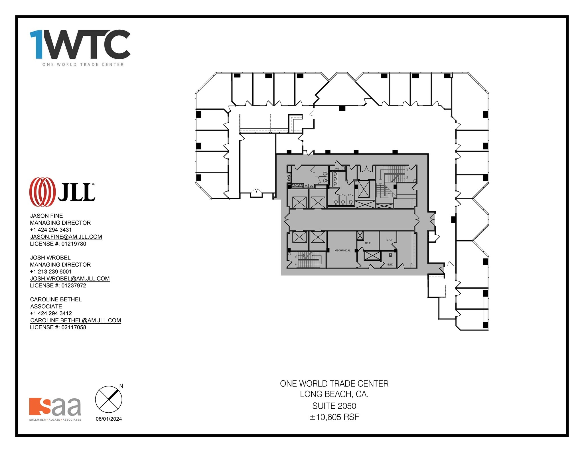 1 World Trade Ctr, Long Beach, CA to rent Floor Plan- Image 1 of 1