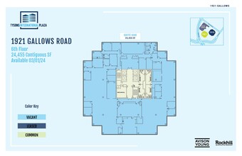 1919-1921 Gallows Rd, Vienna, VA for rent Floor Plan- Image 1 of 1