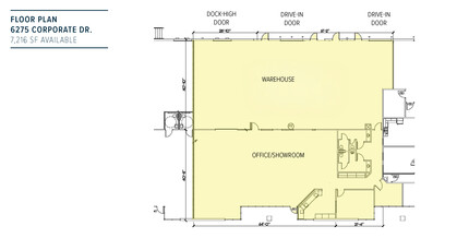 6255-6285 Corporate Dr, Colorado Springs, CO for rent Floor Plan- Image 2 of 2