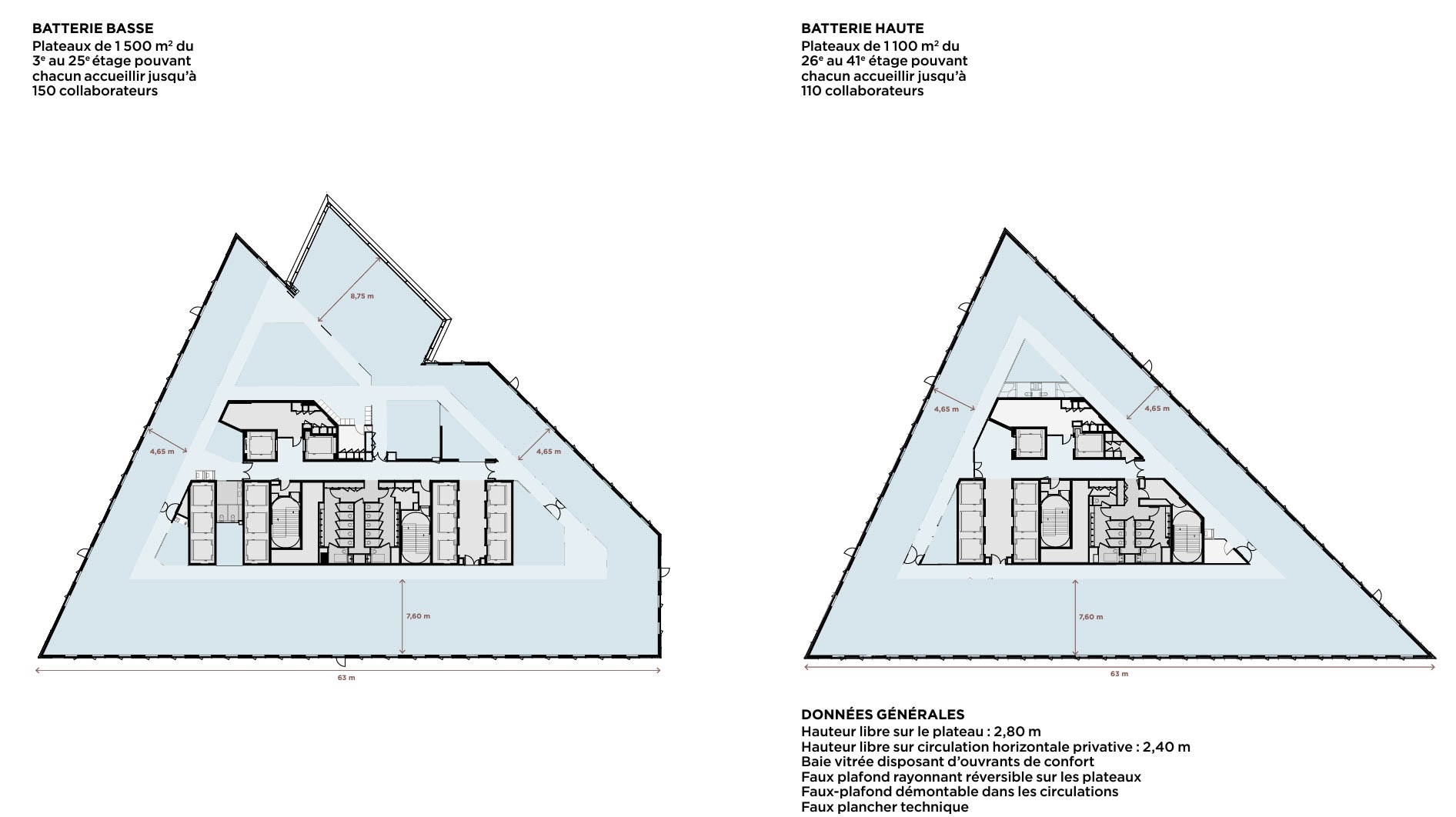 6 Allée de L'arche, Courbevoie to rent Floor Plan- Image 1 of 3
