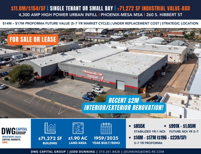 More details for 260 S Hibbert St, Mesa, AZ - Industrial for Sale
