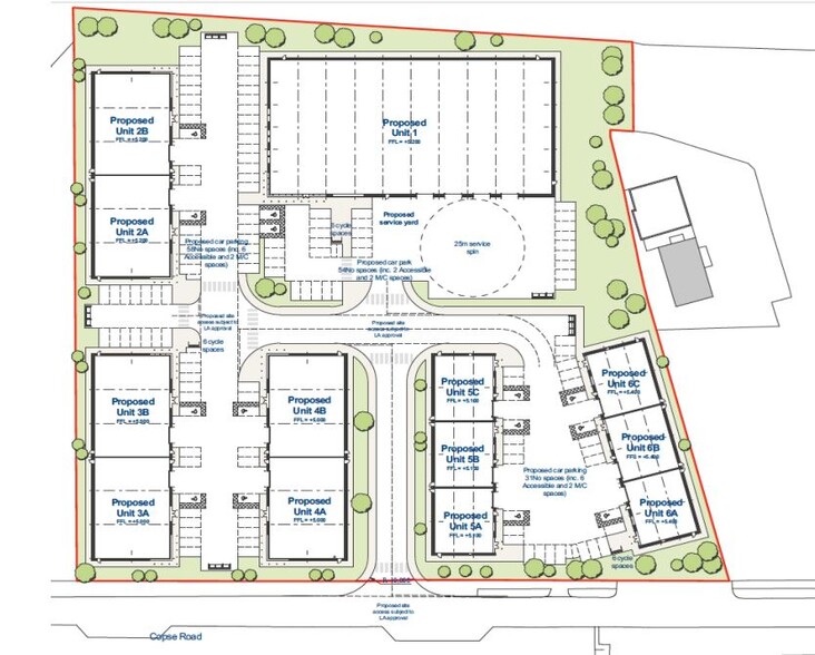 Copse Rd, Fleetwood for rent - Site Plan - Image 3 of 3