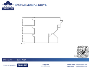 10000 Memorial Dr, Houston, TX for rent Floor Plan- Image 1 of 1