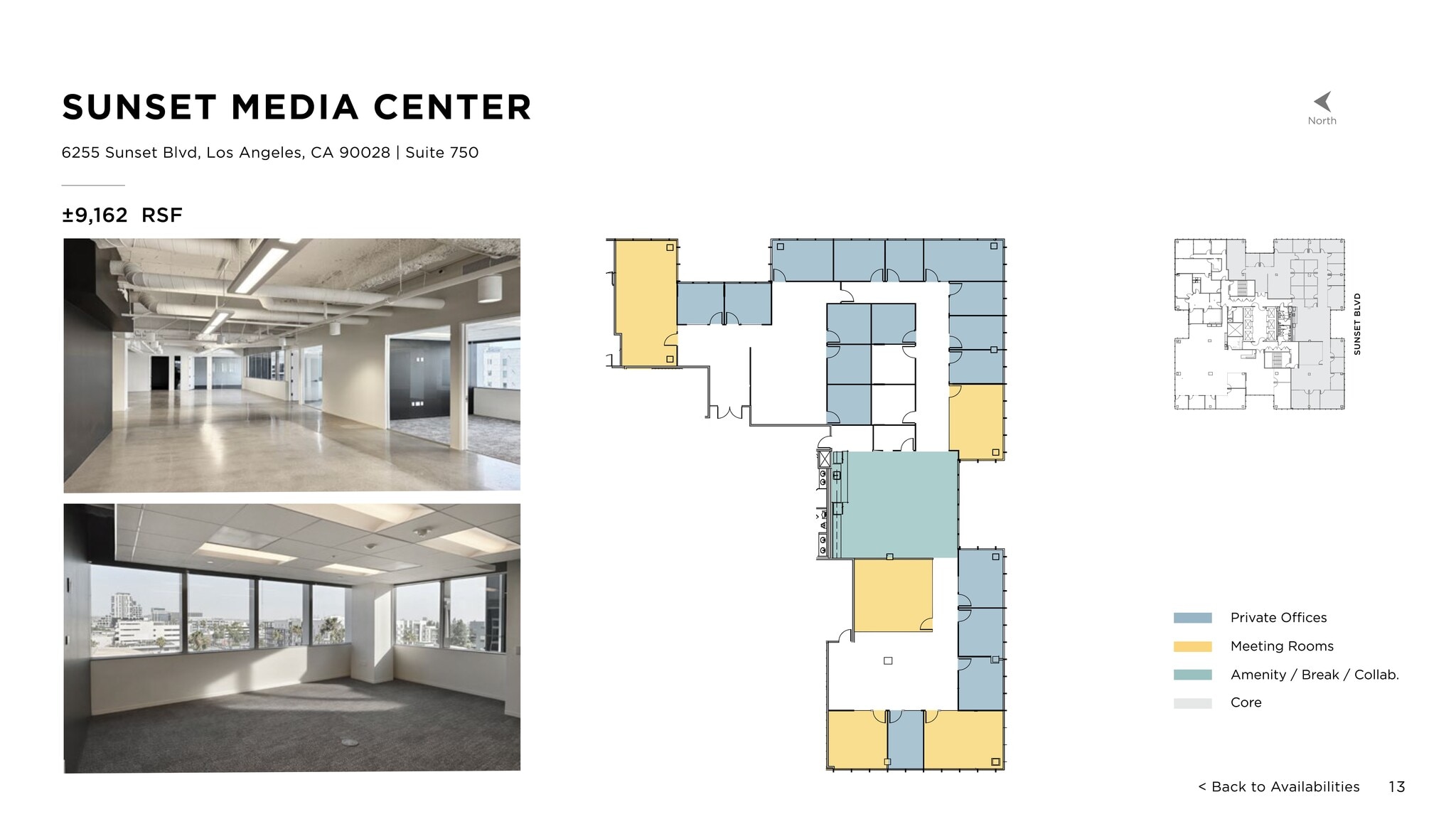 6255 W Sunset Blvd, Los Angeles, CA to rent Site Plan- Image 1 of 1