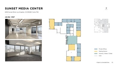 6255 W Sunset Blvd, Los Angeles, CA to rent Site Plan- Image 1 of 1