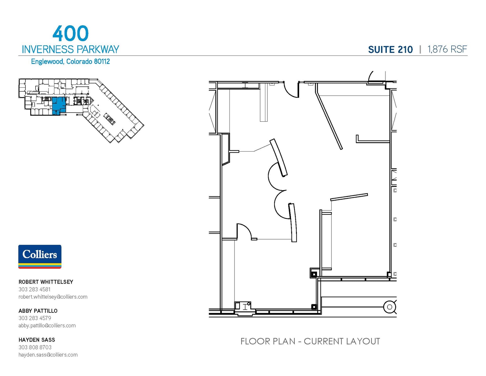 400 Inverness Pky, Englewood, CO to rent Floor Plan- Image 1 of 1