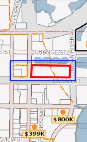 Three Continuous Parcels in Titusville portfolio of 3 properties for sale on LoopNet.co.uk - Plat Map - Image 2 of 3