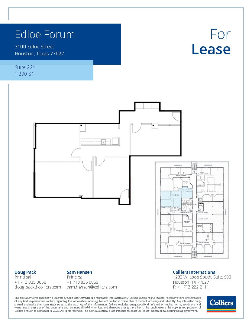 3100 Edloe St, Houston, TX to rent Floor Plan- Image 1 of 1