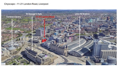 11-15 London Rd, Liverpool, MSY - AERIAL map view