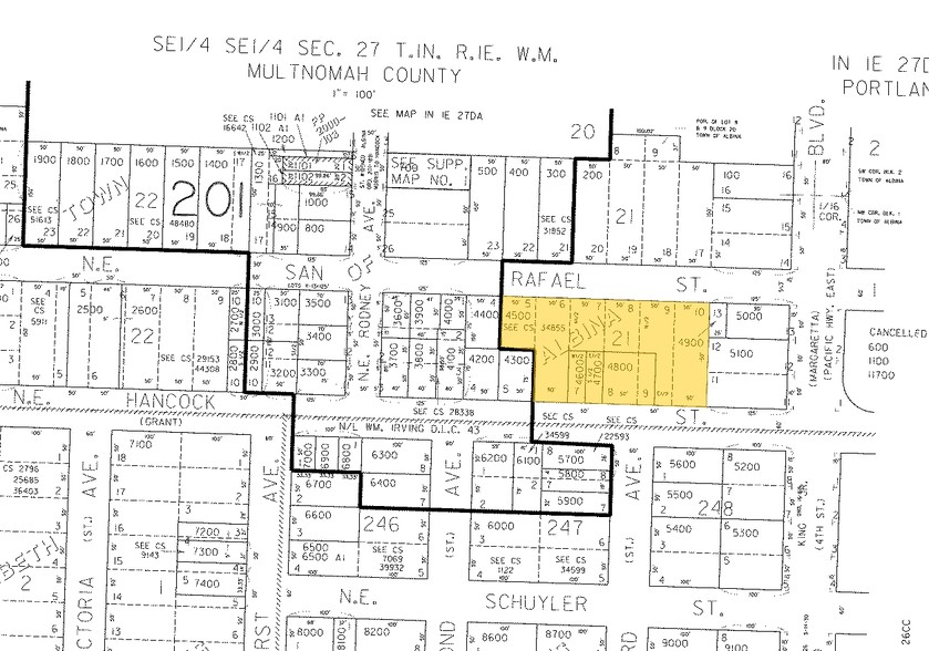 1800 NE 2nd Ave, Portland, OR for rent - Plat Map - Image 2 of 4