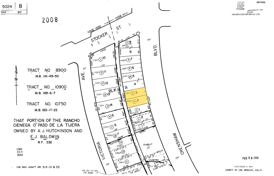 4225 Crenshaw Blvd, Los Angeles, CA for rent - Plat Map - Image 2 of 79