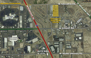 781 Middlegate Rd, Henderson, NV - aerial  map view